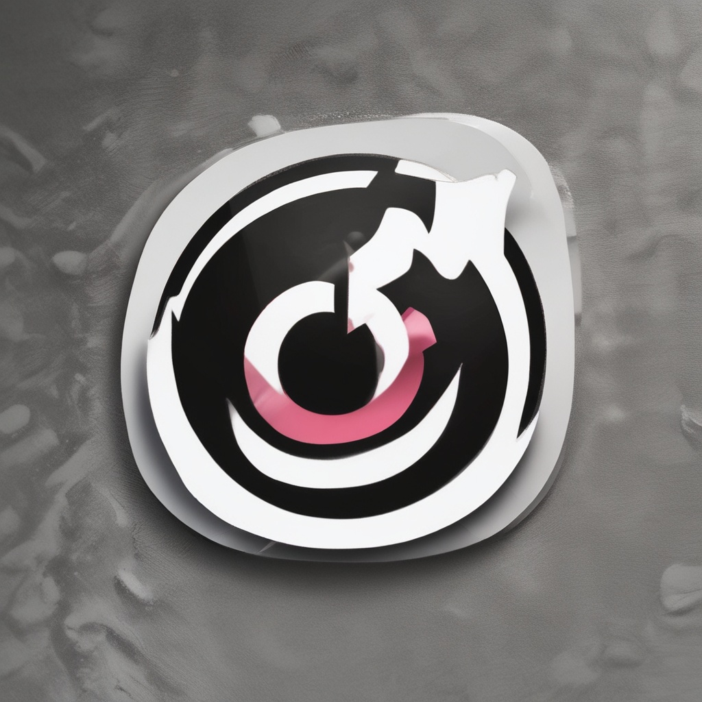 Zoomed-in TikTok icon